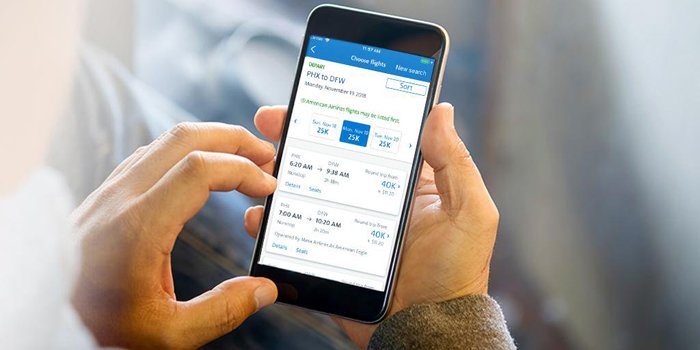 AMERICAN AIRLINES MEJORA SU APP